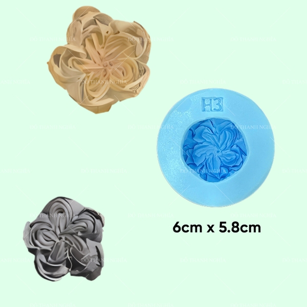 Khuôn Silicon - Hoa Hàn Quốc - H3