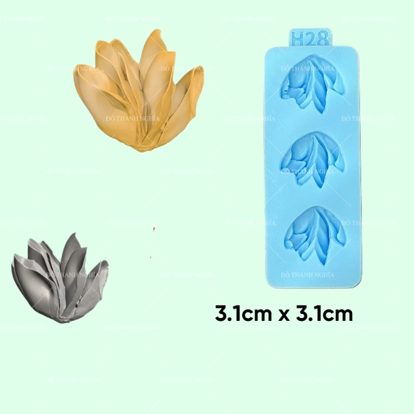 Khuôn Silicon - Hoa Hàn Quốc - H28