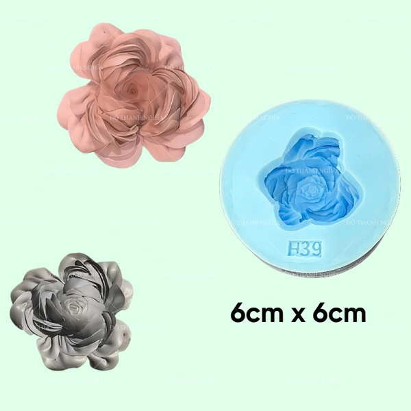 Khuôn Silicon - Hoa Hàn Quốc - H39
