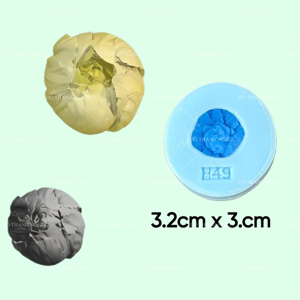 Khuôn Silicon - Hoa Hàn Quốc - H49