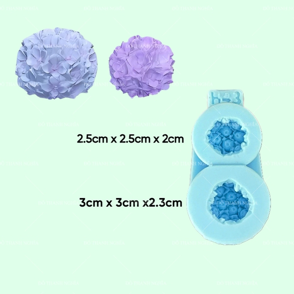 Khuôn Silicon - Hoa Hàn Quốc - H43