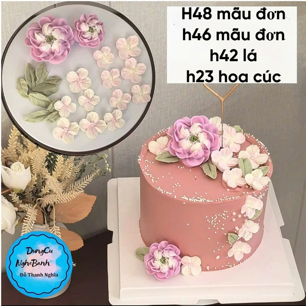 Khuôn Silicon - Hoa Hàn Quốc - H46