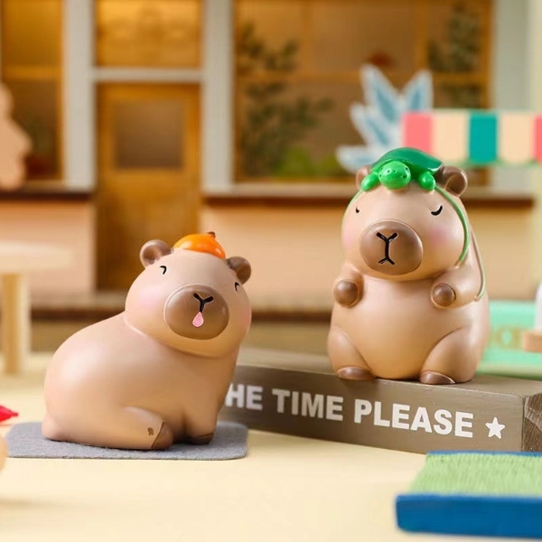 Khuôn Silicon - Động Vật - Capybara 2 Mảnh Đội Rùa