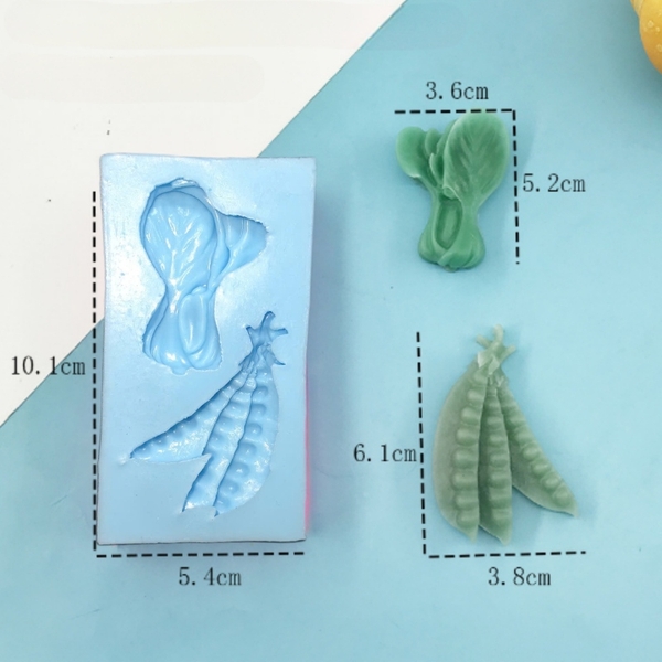 Khuôn Silicon - Rau Củ - Cải Đậu Lạc 2c