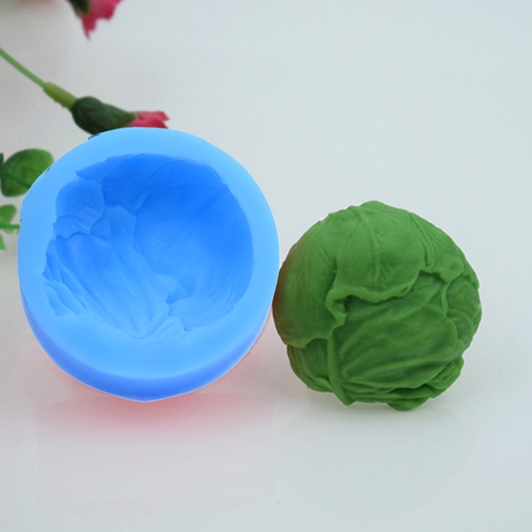 Khuôn Silicon - Rau Củ - Bắp Cải Tròn 1c