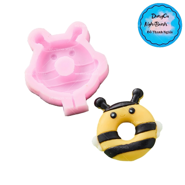 Khuôn Silicon - Em Bé - Ong Tròn 4.3cm