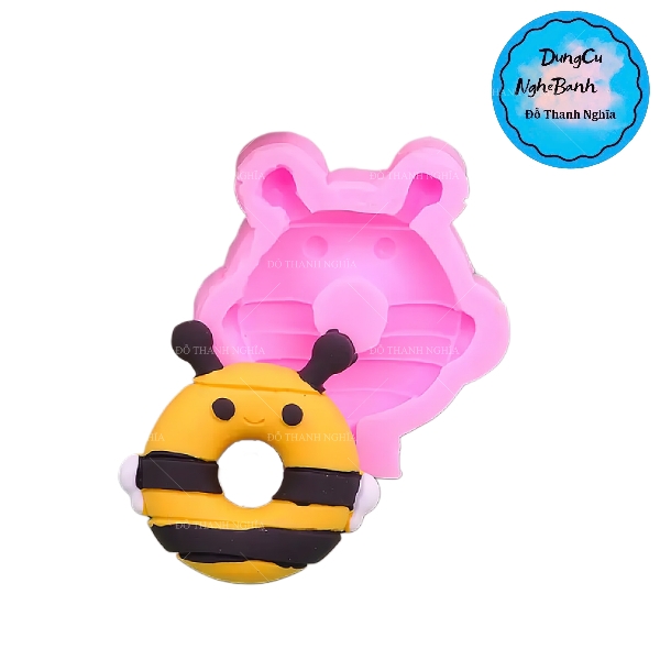 Khuôn Silicon - Em Bé - Ong Tròn 4.3cm