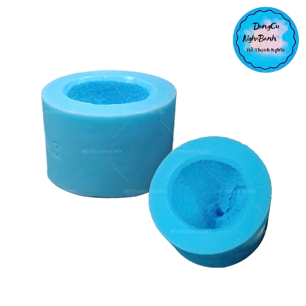 Khuôn Silicon - Trái Cây - Cam Có Lá 5cm