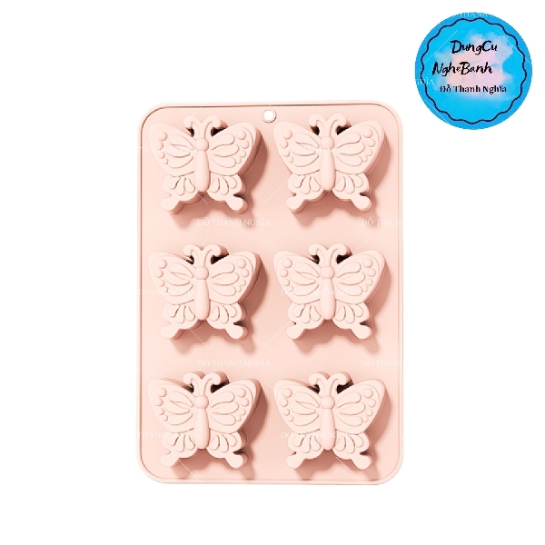 Khuôn Silicon - Vĩ bướm 6c