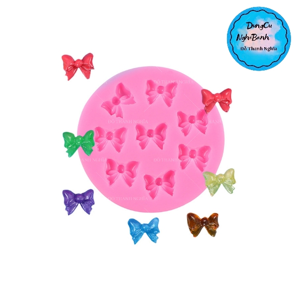 Khuôn Silicon - Cái Nơ - Vĩ 6c