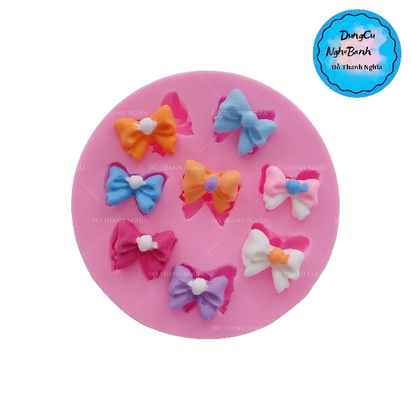 Khuôn Silicon - Cái Nơ - Vĩ 6c