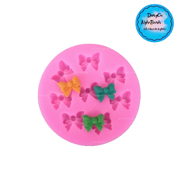 Khuôn Silicon - Cái Nơ - Vĩ 6c