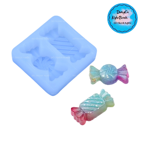 Khuôn Silicon - Kẹo - Kẹo Vĩ 2c