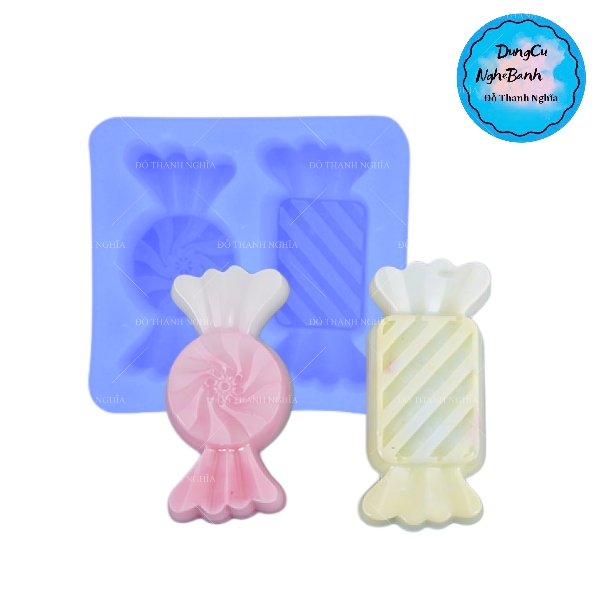 Khuôn Silicon - Kẹo - Kẹo Vĩ 2c