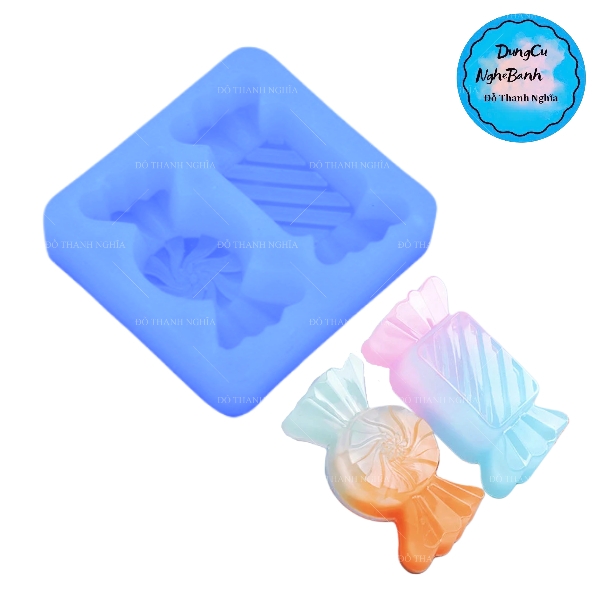 Khuôn Silicon - Kẹo - Kẹo Vĩ 2c
