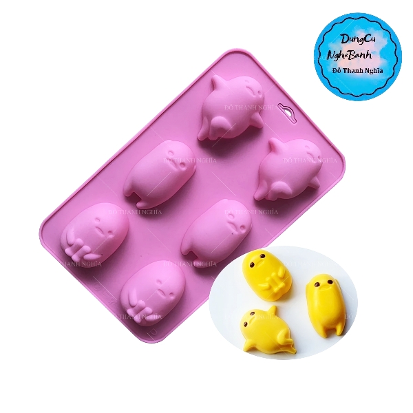 Khuôn Silicon - Con Ma Cute Vĩ 6c