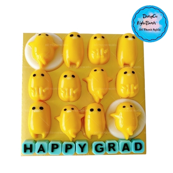 Khuôn Silicon - Con Ma Cute Vĩ 6c