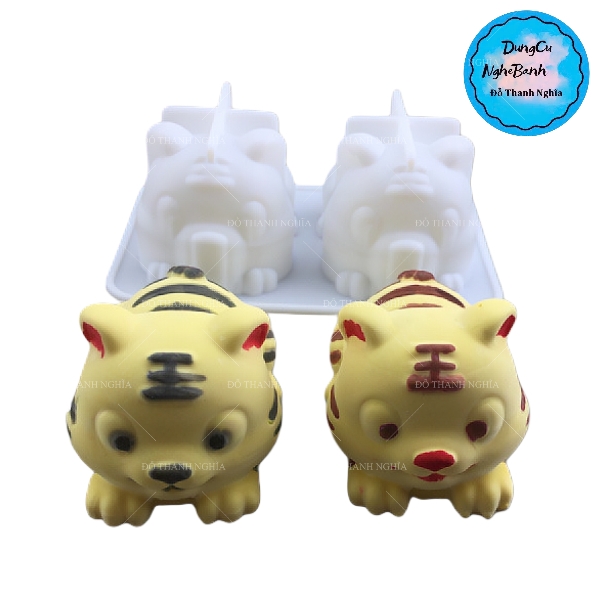 Khuôn Silicon - Động Vật - Hổ Vĩ 2c