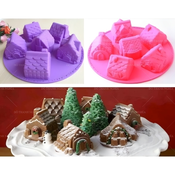 Khuôn Silicon - Ngôi Nhà - Vĩ TH Nhà 6c
