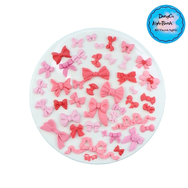 Khuôn Silicon - Cái Nơ - Nơ Vĩ 6c 3.5cm