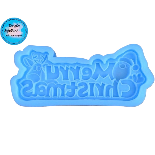 Khuôn Silicon - Chữ Noel - Ông Già