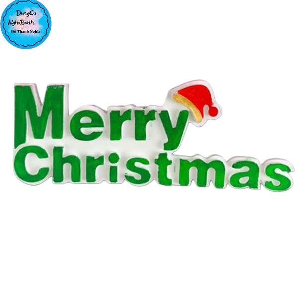 Khuôn Silicon - Chữ Noel - Noel Nón