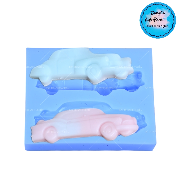 Khuôn Silicon - Xe Cộ - Xe Hơi Vĩ 2c Nhỏ 6cm