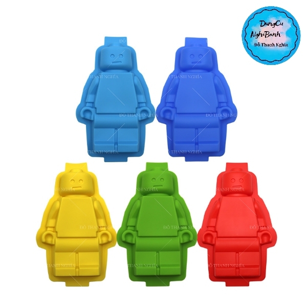 Khuôn Silicon - Em Bé - Lego Robot Vĩ 25cm 1c