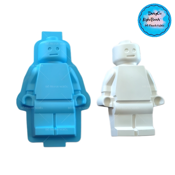 Khuôn Silicon - Em Bé - Lego Robot Vĩ 25cm 1c