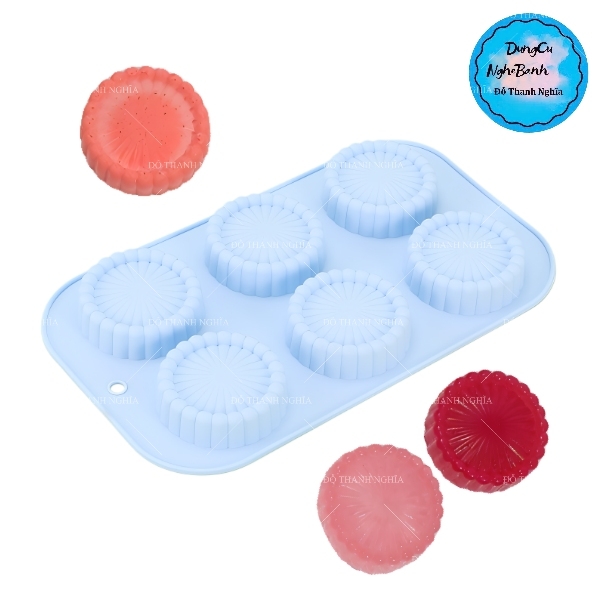 Khuôn Silicon - Đế - Quạt Thanh Viền Vĩ 6c -7cm