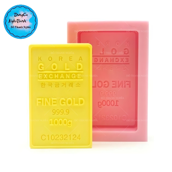 Khuôn Silicon - Miếng Vàng 9999 Vĩ