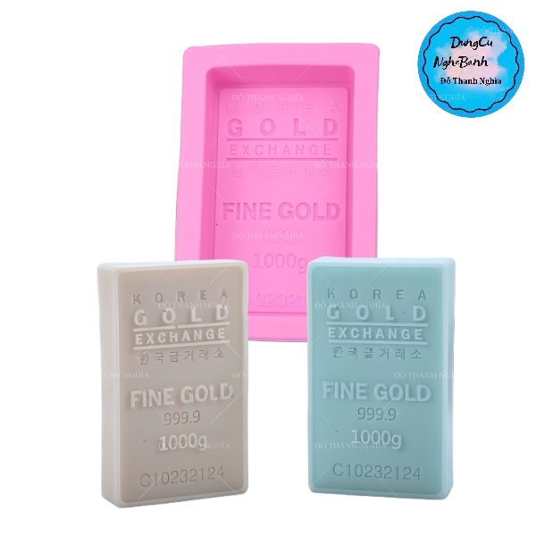Khuôn Silicon - Miếng Vàng 9999 Vĩ