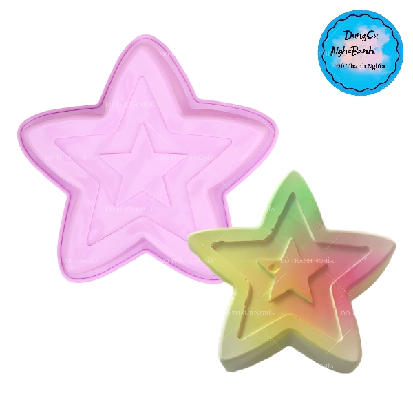 Khuôn Silicon - Bầu Trời - Ngôi Sao - Vĩ Lồng 22cm