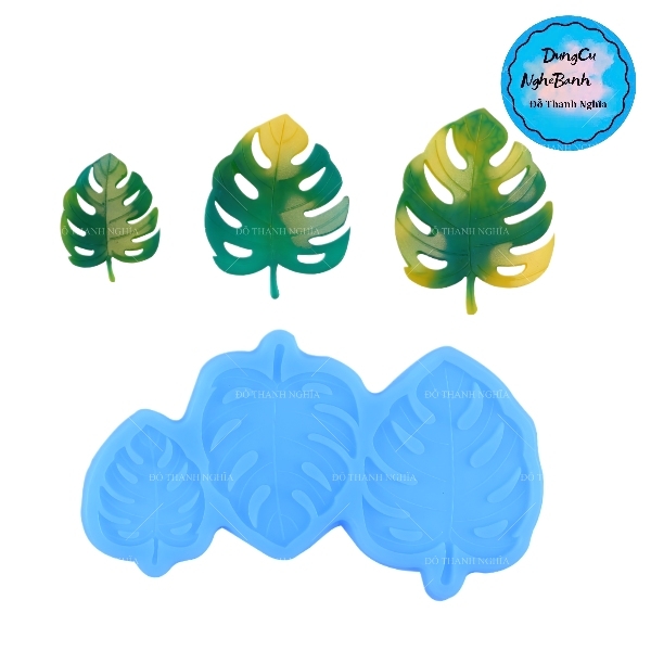Khuôn Silicon - Lá Sake - Rừng - SLA - 5-7-8cm - Vĩ 3c