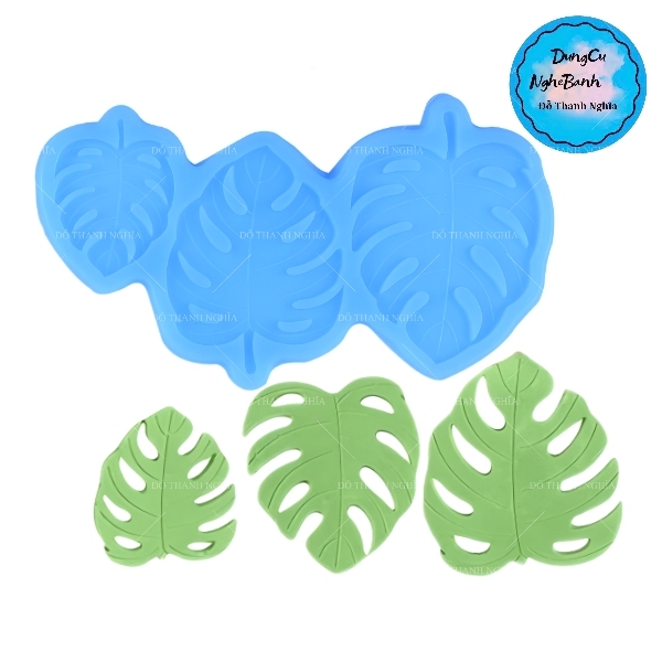 Khuôn Silicon - Lá Sake - Rừng - SLA - 5-7-8cm - Vĩ 3c