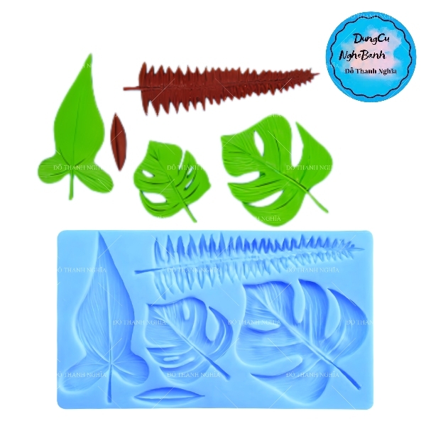 Khuôn Silicon - Lá Sake - Rừng - SLA - Vĩ 5c - Dương Sỉ