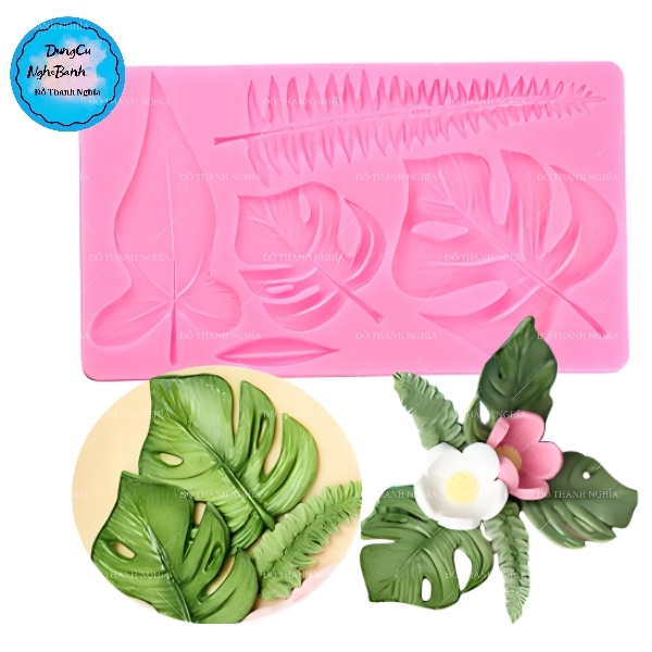 Khuôn Silicon - Lá Sake - Rừng - SLA - Vĩ 5c - Dương Sỉ