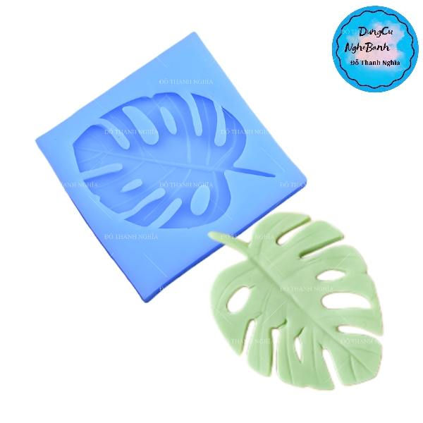 Khuôn Silicon - Lá Sake - Rừng - SLA - 7.2x5cm - Vĩ