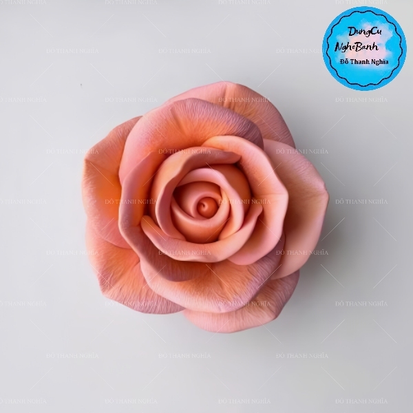 Khuôn Silicon - Hoa Hồng 8cm
