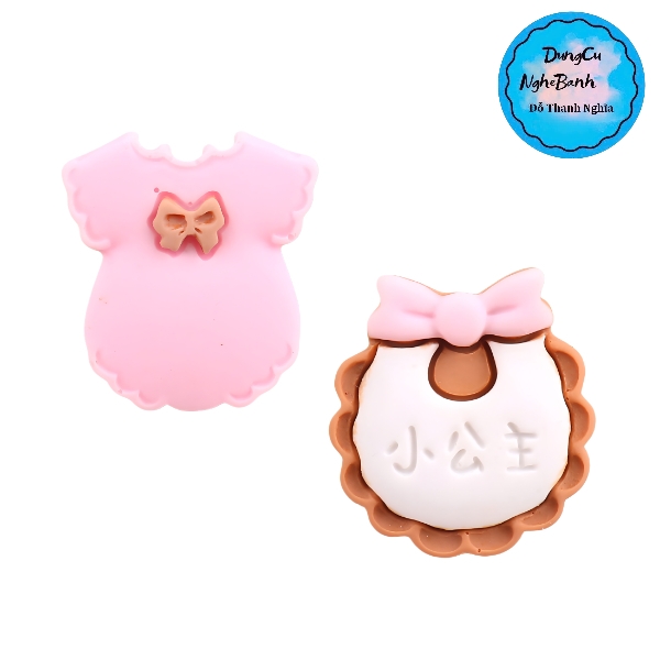 Khuôn Silicon - Quần Áo - Yếm Đầm 2c