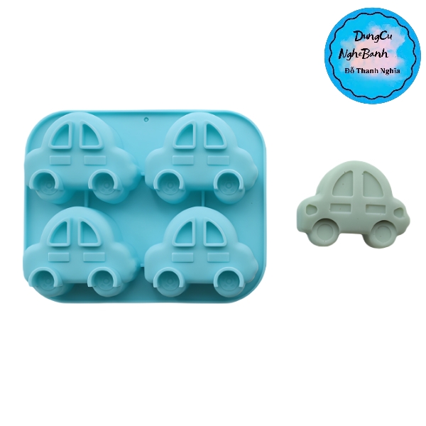 Khuôn Silicon - Xe Cộ - Xe Hơi Vĩ 4C