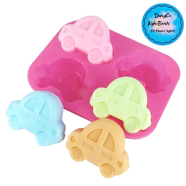 Khuôn Silicon - Xe Cộ - Xe Hơi Vĩ 4C