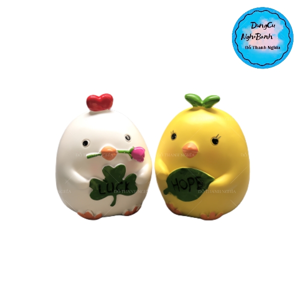 Khuôn Silicon - Động Vật - Con Gà Ú Chữ Hope