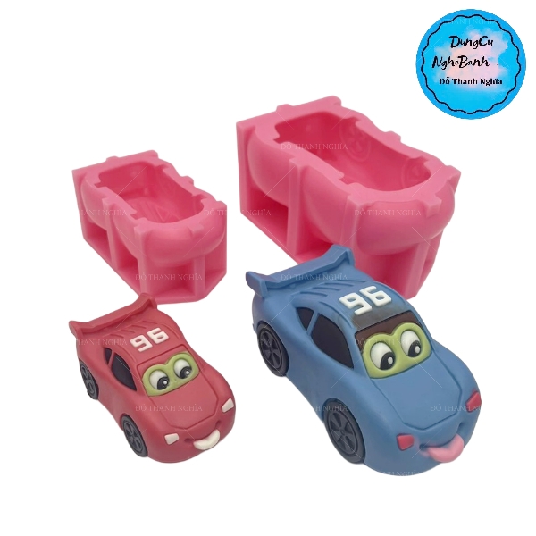 Khuôn Silicon - Xe Cộ - Xe Hơi Thể Thao Xe Đua Lớn 10.5cm