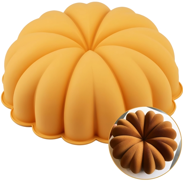 Khuôn Silicon - Đế - Tim Bí 24cm cao 8.5cm Làm Mâm Cúng