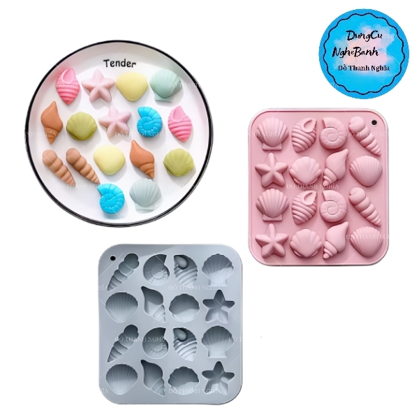 Khuôn Silicon - Sinh Vật Biển TH - Sao Sò 16C