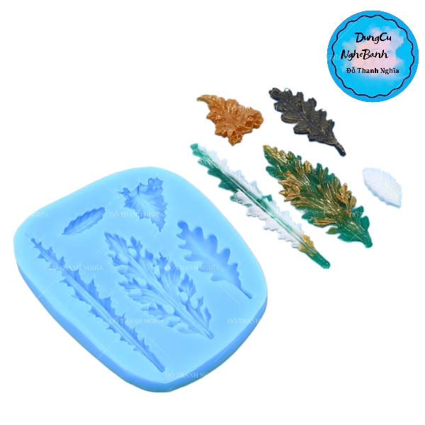 Khuôn Silicon - Lá 5-7cm - TH 5c