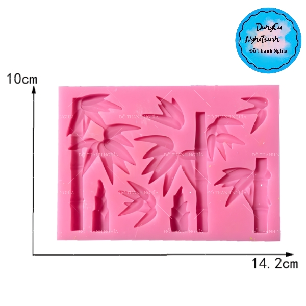 Khuôn Silicon - Lá Cành - Tre Trúc