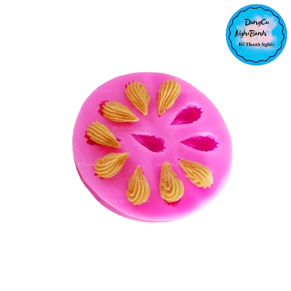 Khuôn Silicon - Đuôi Hoa Thị - Sò Xoắn N1 11c - 2cm