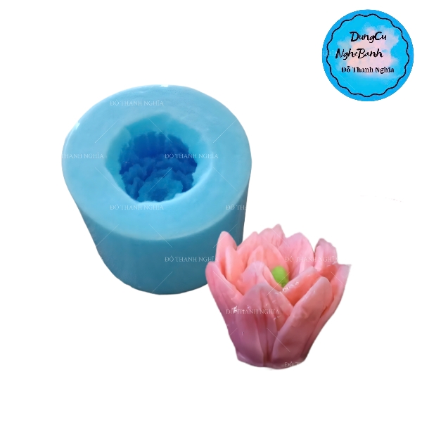 Khuôn Silicon - Hoa Trà Lai Sen P17 V17 - 4.5cm